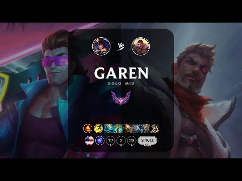 Garen Mid vs Jayce - NA Master Patch 13.24