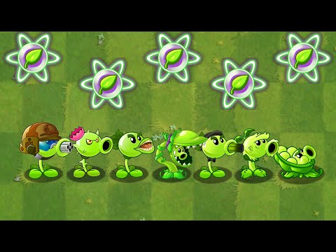 Plants VS. Zombies 2 Mod Jurassic Marsh Final Boss VS All Green Pea Plants LEVEL 1000! WIN The Game!