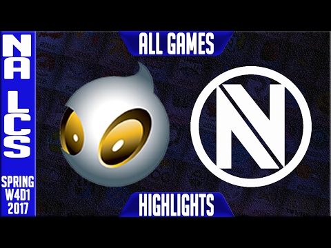 Dignitas vs Team EnVyUs All Games - NA LCS W4D3 Spring 2017 - DIG vs NV All Games