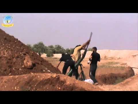 استهداف مقرات النظام بقذائف الهاون في قرية الأشرفية الموالية للنظام من قبل لواء جعفر الصادق