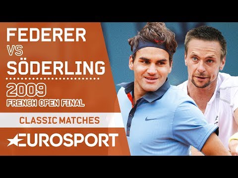 Roger Federer vs Robin Söderling Highlights | French Open 2009 Men's Final | Eurosport