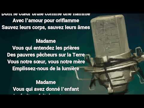 karaoké Madame  Bernadette de lourdes