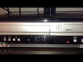 Demonstration On My Panasonic VCR DVD Combo On My Hercules 2002 VHS