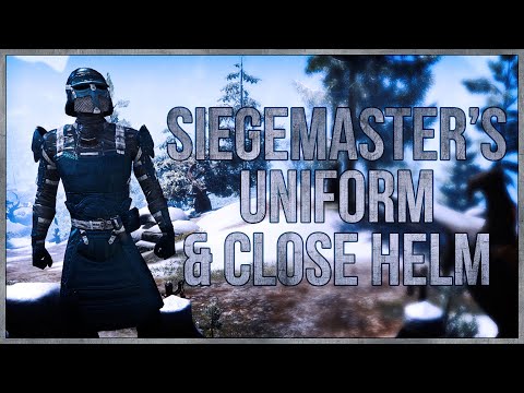 ESO Siegemaster`s Uniform Costume and Siegemaster`s Close Helm