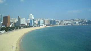 preview picture of video 'Haeundae Beach Busan The Westin Hotel Chosun View from our room'