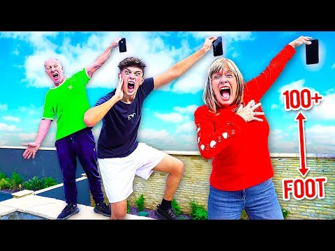 Last To Drop iPhone Wins $10,000 - Challenge