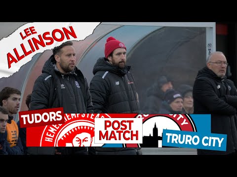 POST MATCH REACTION | Lee Allinson | Hemel Hempstead Town 3-0 Truro City