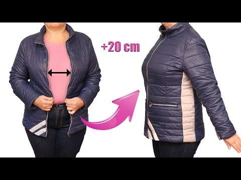 A simple sewing trick to upsize a coat without going to the tailor!