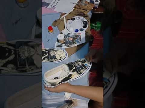 Custom vans x Black clover design