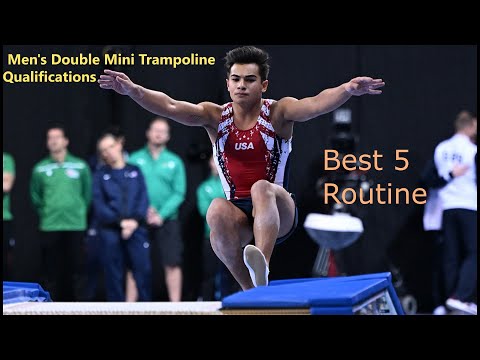36th FIG Trampoline World Championships 2022,Men's Double Mini Trampoline Qualifications,Best 5