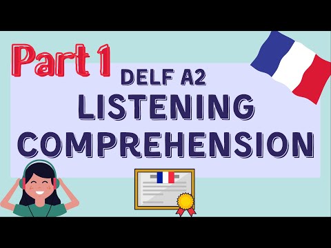 Prepare DELF A2 listening comprehension | Compréhension orale DELF A2