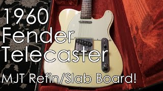 Video thumbnail for "Pick of the Day" - 1960 Fender Telecaster (MJT Refin/Slab Board) by Emerald City Guitars