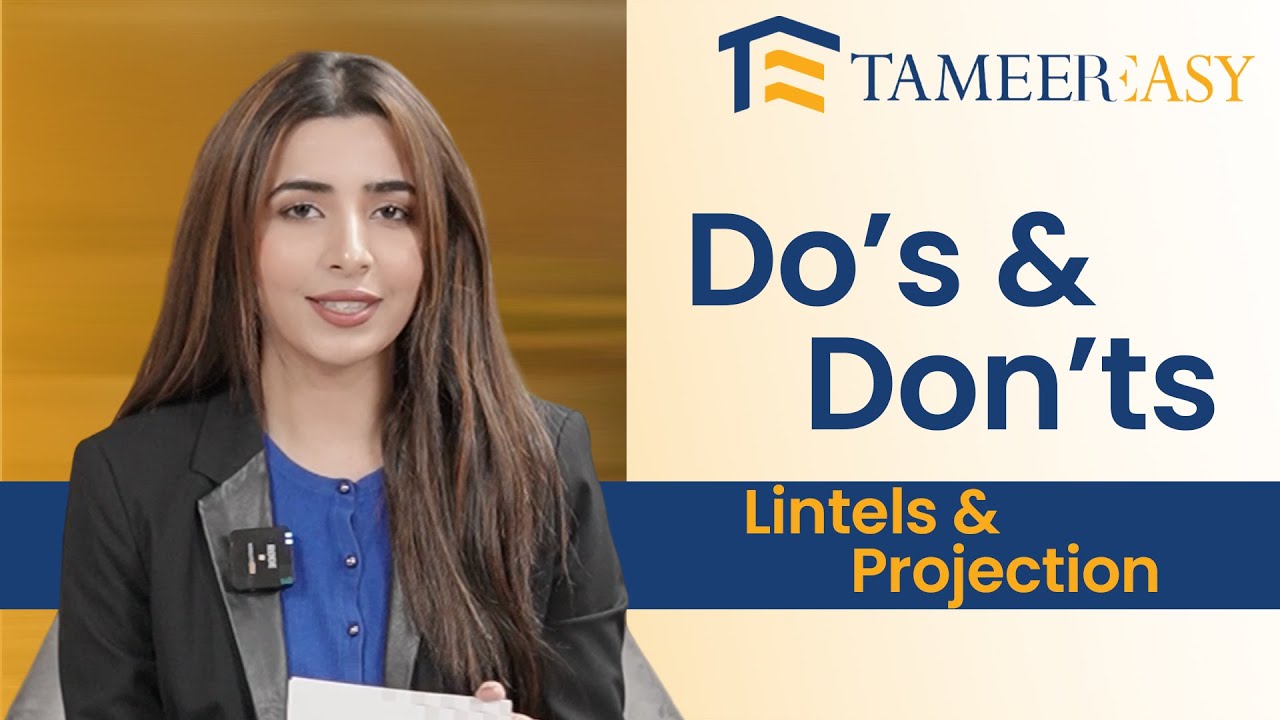 Lintels & Projections - Do's & Don'ts