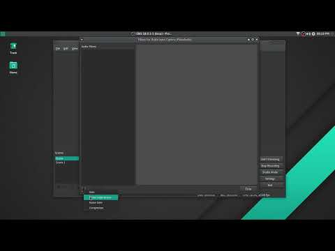 How to clean up hissing background audio noise in OBS studio