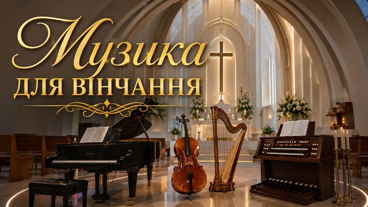 Музика для вінчання, духовна музика, ніжна церковна музика для особливого дня