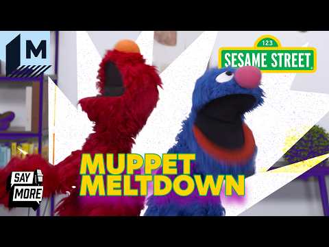 Elmo & Grover Bring Muppet Chaos to "Would You Rather"  🔴🔵 | Say More