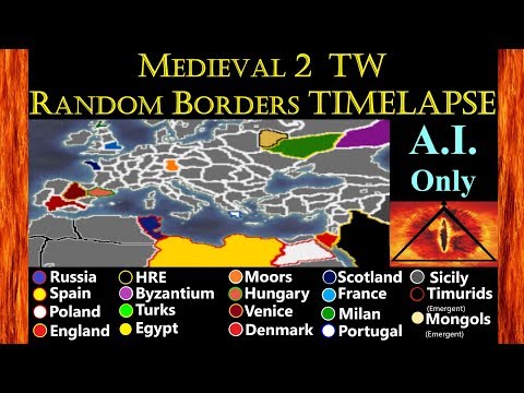 Random Start: Medeival 2 Total War TimeLapse (A.I. Only)