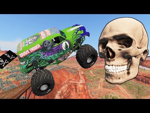 Monster Truck vs Skull BeamNG Drive Fun Madness #153 Destroy All Cars   | Satisfying Cars