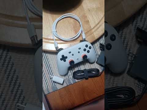 Google stadia controller unboxing..(no instructions!)