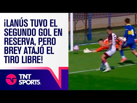 ¡LANÚS tuvo el segundo GOL en RESERVA, pero BREY atajó un TIRO LIBRE COMPLICADO! ⚽🧤