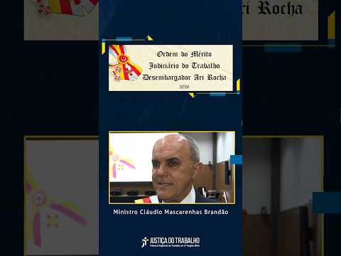 Medalha Desembargador Ari Rocha 2026 - Cláudio Mascarenhas Brandão