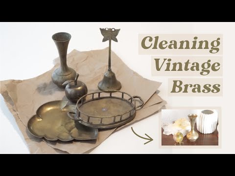 How to Clean Vintage Brass | 2 Easy DIY Recipes