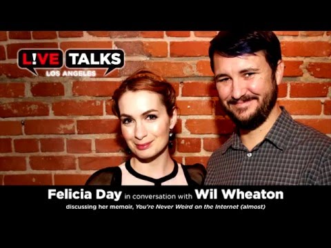 Felicia Day with Wil Wheaton