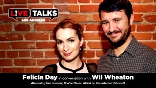 Felicia Day with Wil Wheaton