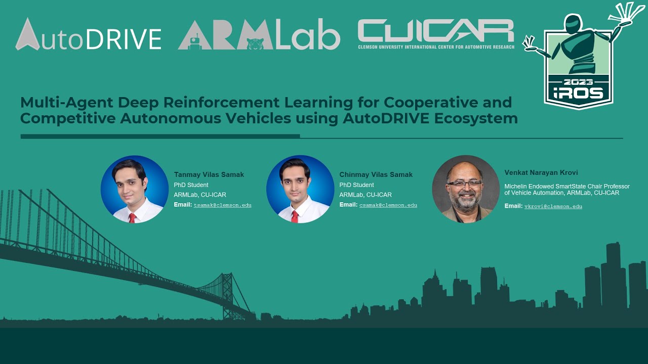 Multi-Agent Reinforcement Learning for Cooperative and Competitive Autonomous Vehicles | IROS 2023