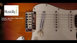 Video thumbnail for Musiclily Dual Rail High Output Single Coil Size Humbucker (Hotrail) by Scott Wharton's Guitarnivore