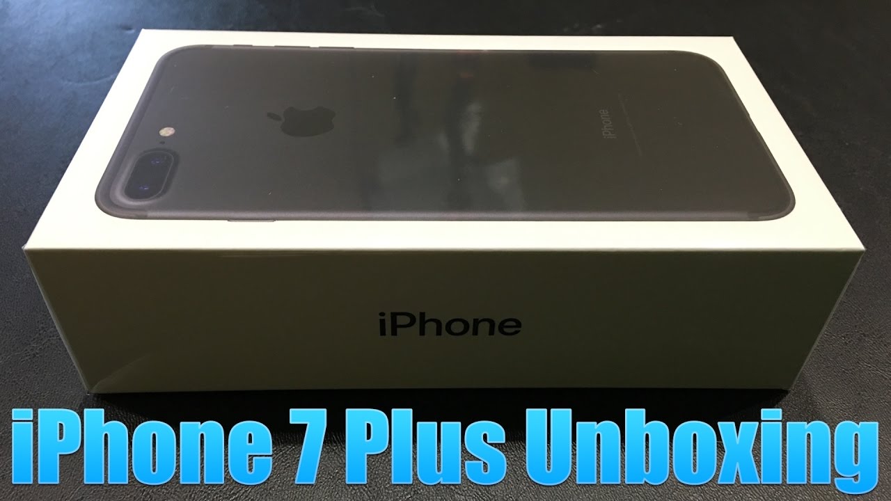 iPhone 7 Plus Unboxing