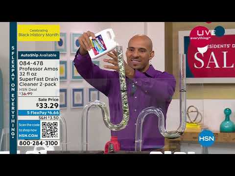 Professor Amos 32 fl. oz. SuperFast Drain Cleaner 2pack