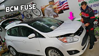 FORD C-MAX BCM MODULE FUSE LOCATION REPLACEMENT, BODY CONTROL MODULE FUSE