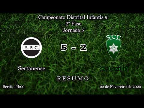 Sertanense vs SCC - Infantis 9 - 22 fevereiro 2020