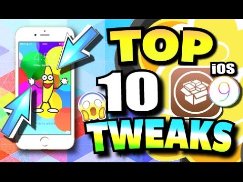 TOP 10 BEST iOS 9 - 9.3.3 TWEAKS for iPhone, iPad, and iPod Touch (Cydia Tweaks - PanGu Jailbreak)