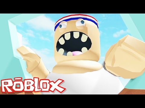 Roblox Adventures / Escape the Gym Obby / Escaping the Giant Evil Fat Guy!