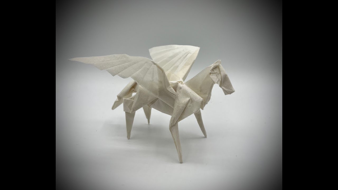 Origami Pegasus. Designed by Satoshi Kamiya   Part 3