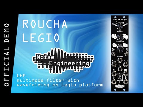 Roucha Legio - multimode stereo filter in 6HP with wavefolding from Noise Engineering