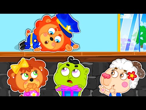 Aslan Yavrusu | Çocuklar Gizli Bir Odayı Keşfediyor | Çocuklar için çizgi film