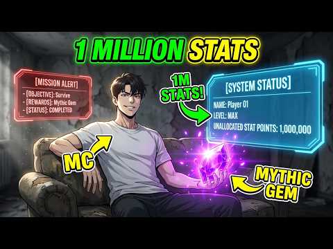 I awakened the worst D-rank skill, but it gave me 1,000,000 attribute points.#anime #manhwa