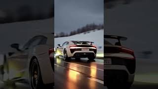 Pagani 2027 – The Midnight Alpine Monster! | AstroByte #shorts #ai #supercars #race