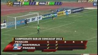Guatemala vs Panama en premundial sub 20 DEfinicion de penales