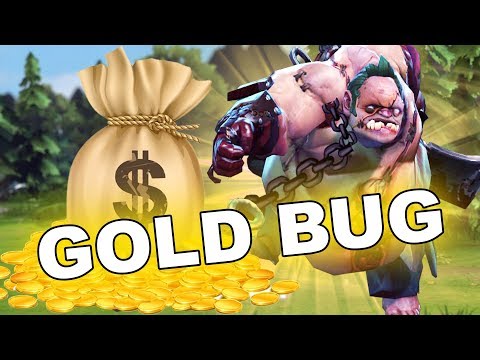 7.16 Dota 2 GOLD BUG - Pudge 0 min with Rod of Atos!