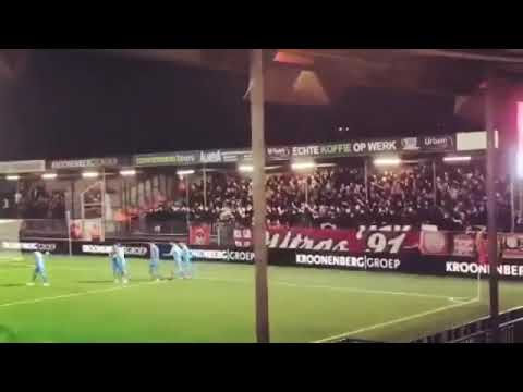 FC Twente fans at Almere City FC
