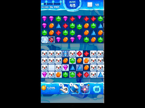 Jewel Pop Mania:Match 3 Puzzle Level 51 ( Jewel Ice Episode ) - Walkthrough ( No Booster )
