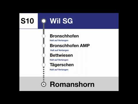 THB Ansagen » S10 Wil SG — Romanshorn (2023) | SLBahnen