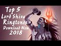 Top 5 Lord Shiva Ringtones 2018🙏| Download now | Royal Media