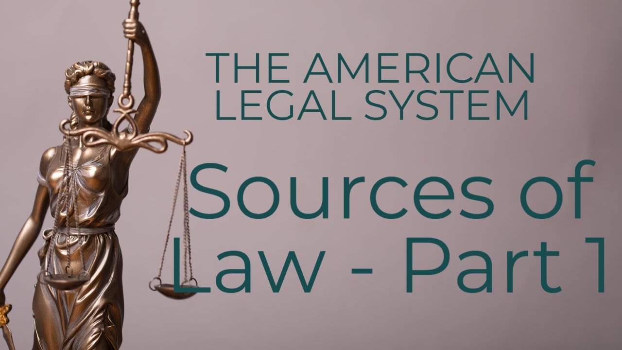 AMERICAN LEGAL SYSTEM Common Law Part 1