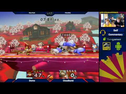 Boss Rush 2: Cloudburst (DK,Ivysaur) vs Domo (Wario,Roy) Friendlies