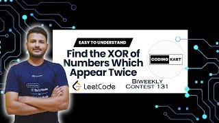 YouTube video '3158. Find the XOR of Numbers Which Appear Twice | LC Biweekly Contest 131 | HINDI | TUTORIAL - 51'